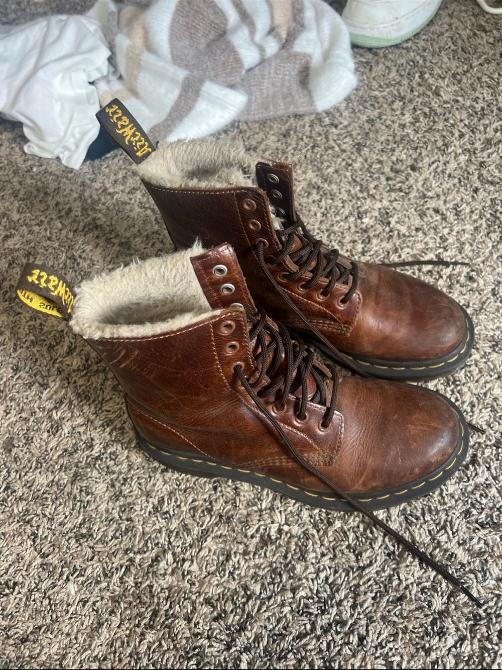 Dr. Martens Brown Leather Boots